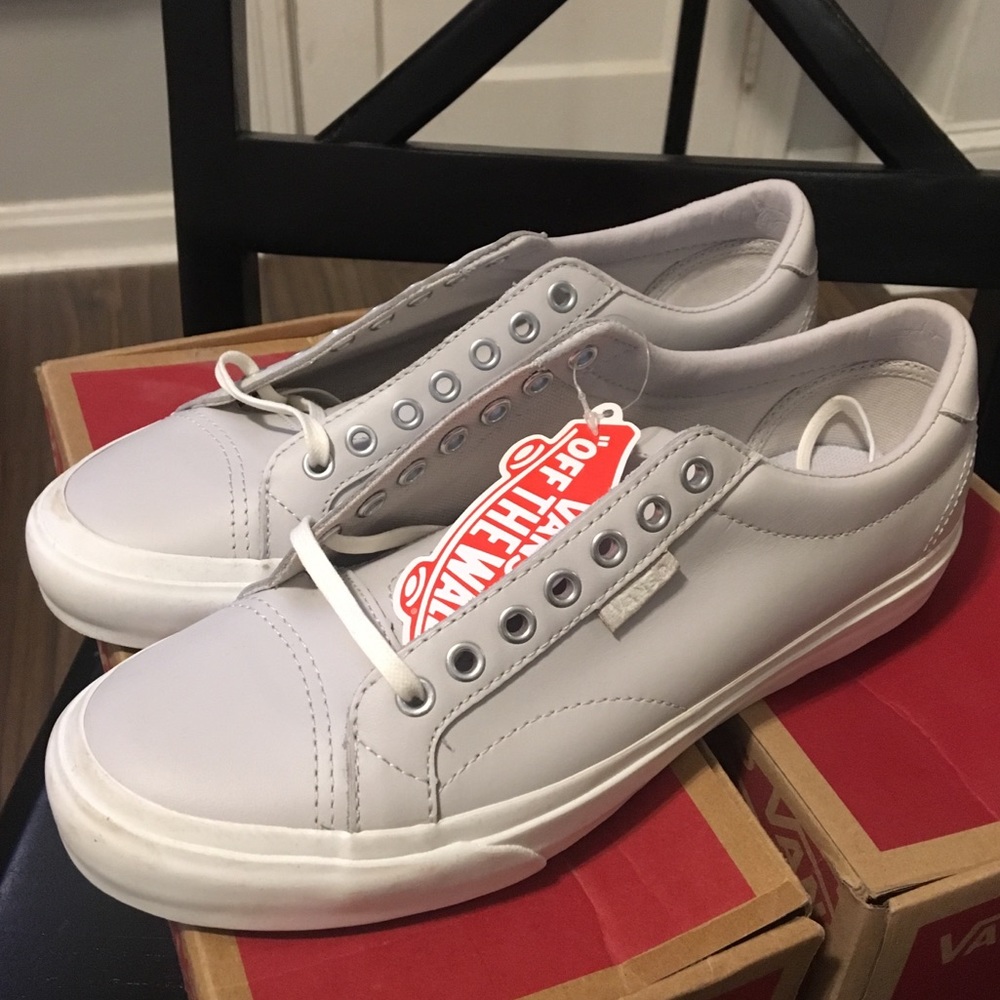 Faux leather Vans